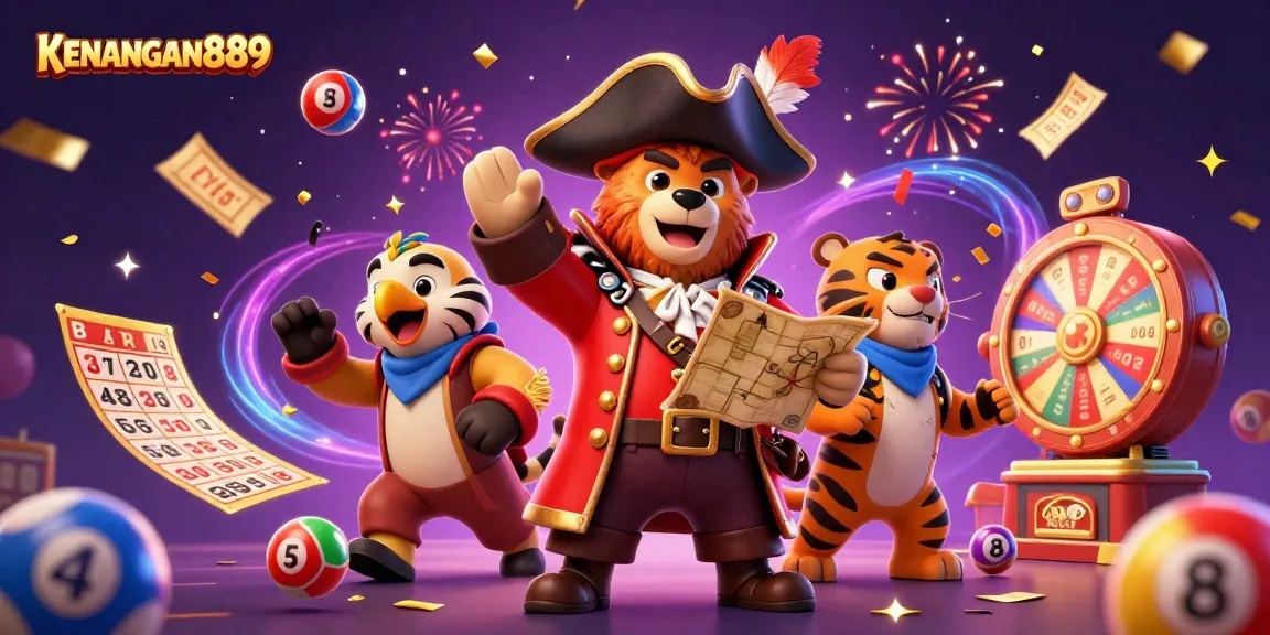 Engage in exciting gameplay with KENANGAN889 amidst vibrant casino-themed elements.