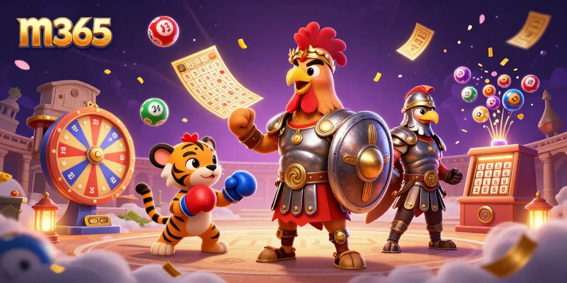 m365 players win big by enjoying a lively casino scene filled with colorful lottery elements