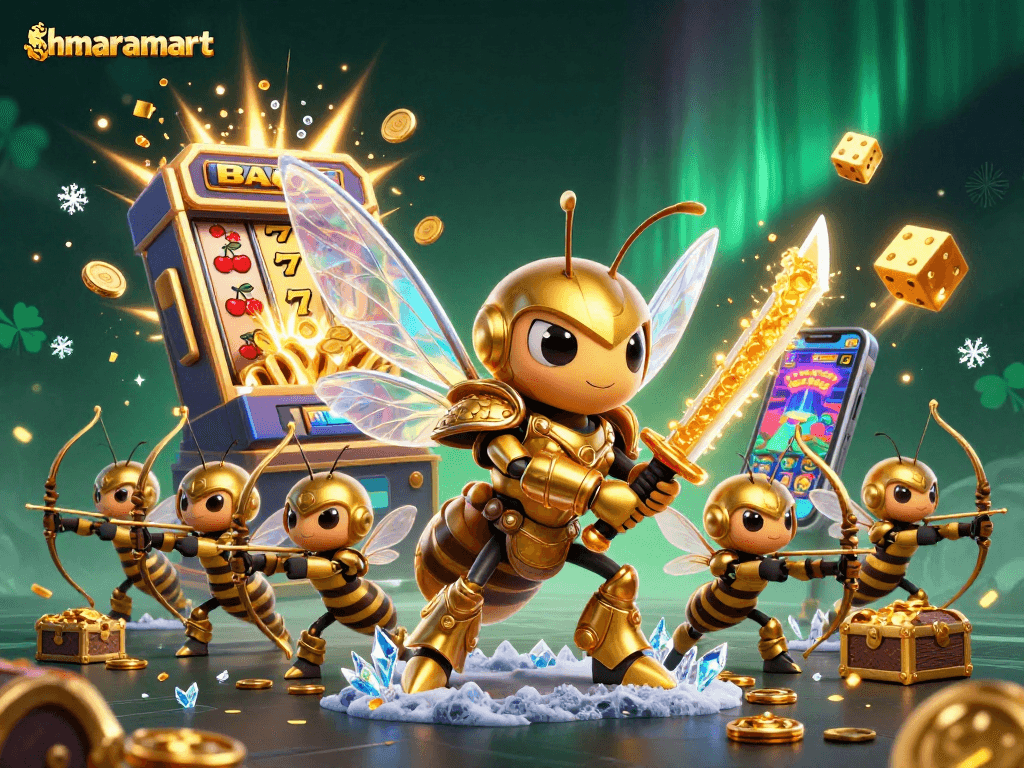 Engage with hmaramart's thrilling casino experience featuring vibrant 3D action and jackpot excitement.