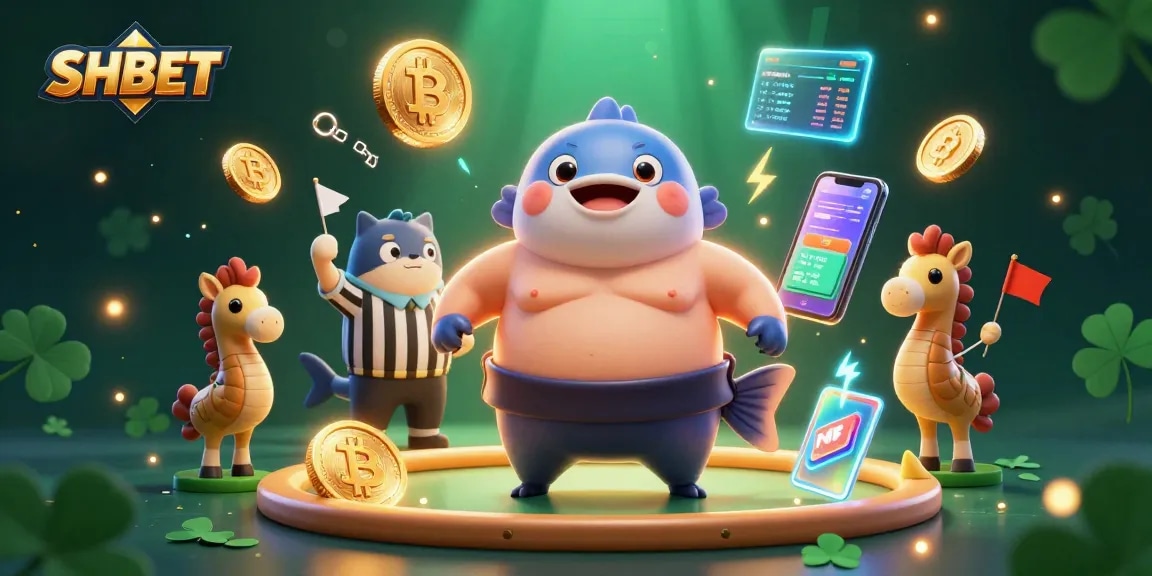 Experience exhilarating gameplay with SHBET in this vibrant underwater casino scene.