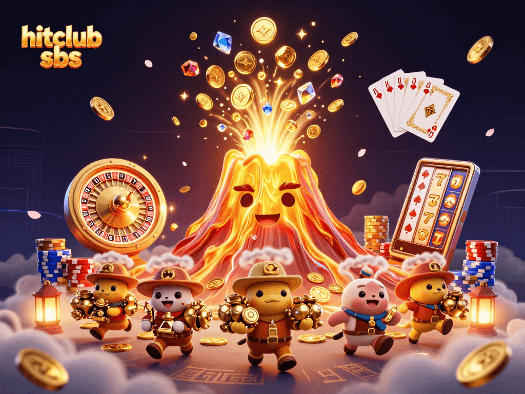 Experience the thrill of hitclub sbs with triumphant treasure hunters and casino elements dancing in 3D!