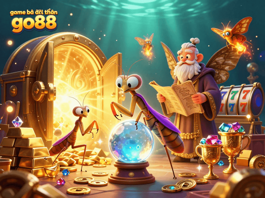 Experience thrilling gameplay with game bài đổi thưởng go88 and immersive visual elements in a vibrant casino scene.