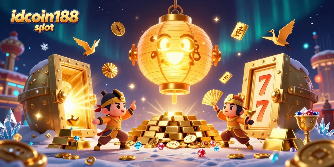 Experience the excitement of idcoin188 slot with vibrant 3D casino characters and dazzling visuals.