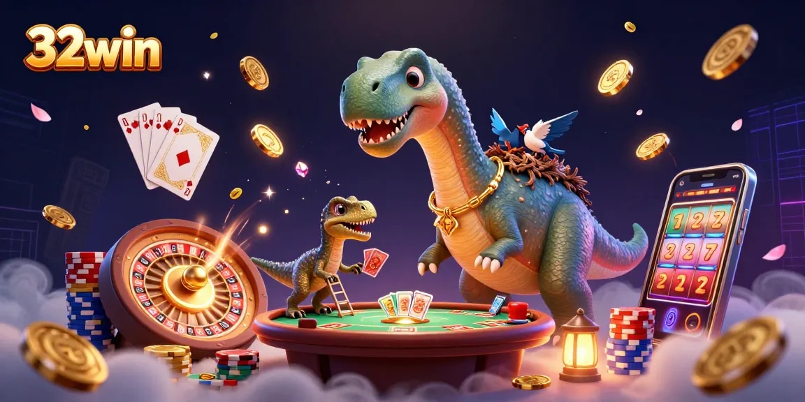 Experience thrilling gaming at 32win with dynamic gaming actions and vibrant casino visuals.