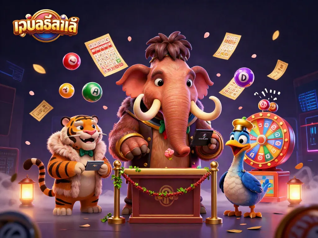 Engaging scene showcasing the vibrant dynamics of เว็บสล็อตแท้ with characters and colorful gambling elements.