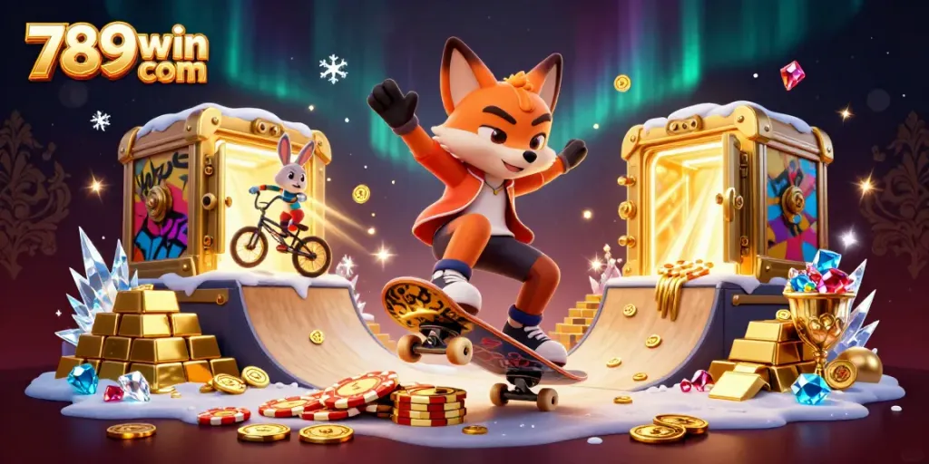 Experience thrilling gameplay at 789win com, featuring vibrant casino elements and engaging characters.