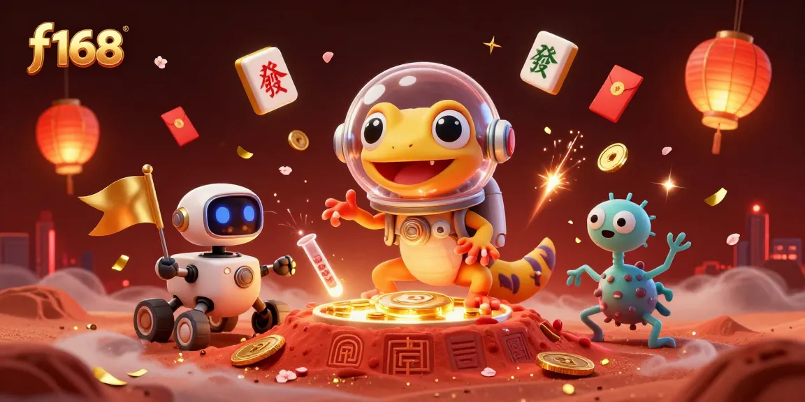 Experience thrilling gaming adventures at f168 with Martian gecko and casino treasures